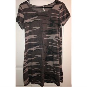 Camo T-Shirt Dress